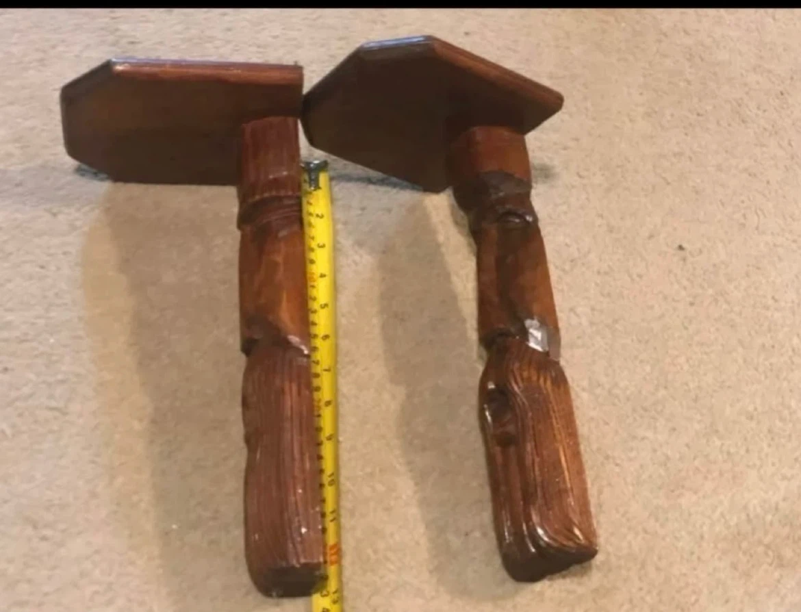 Hand Carved Wooden Shelf - photo 4