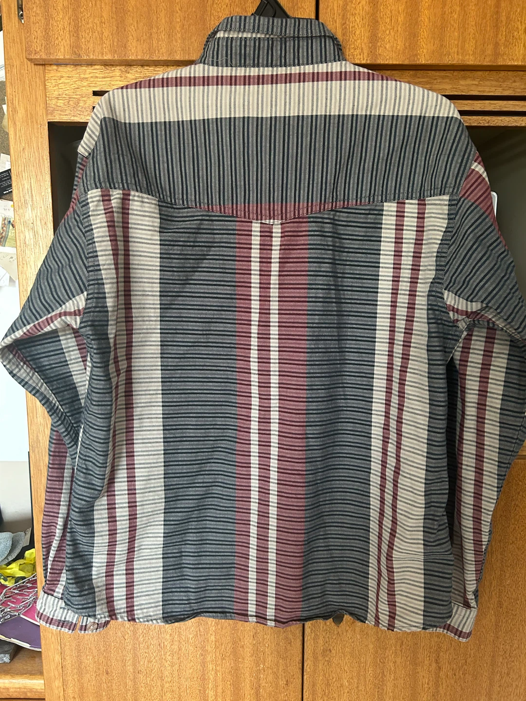 Roper Long Sleeve Striped Button Up Shirt - photo 3
