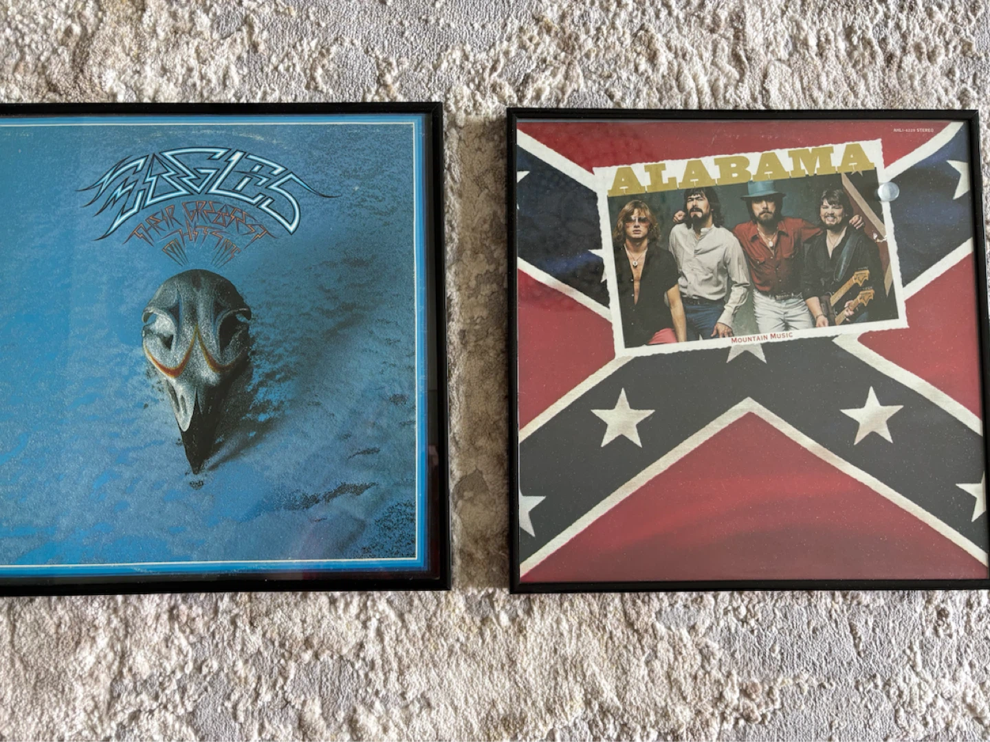 Frames for vinyl albums, set of 8