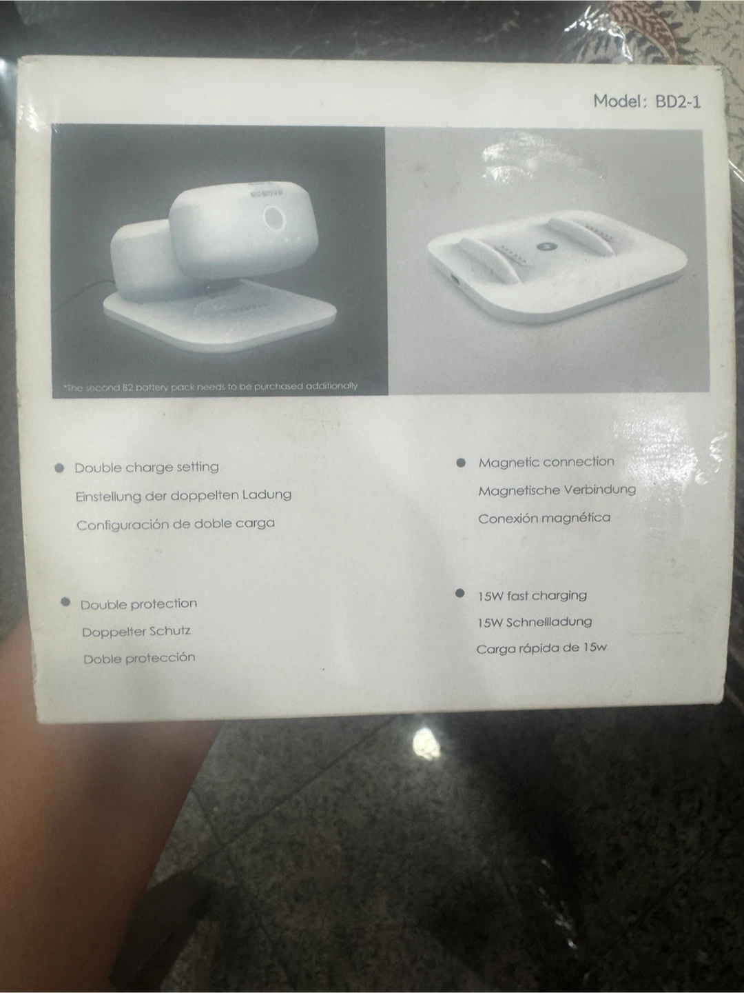 BOBOVR Twin Charger Station for B2 Battery Pack - photo 3