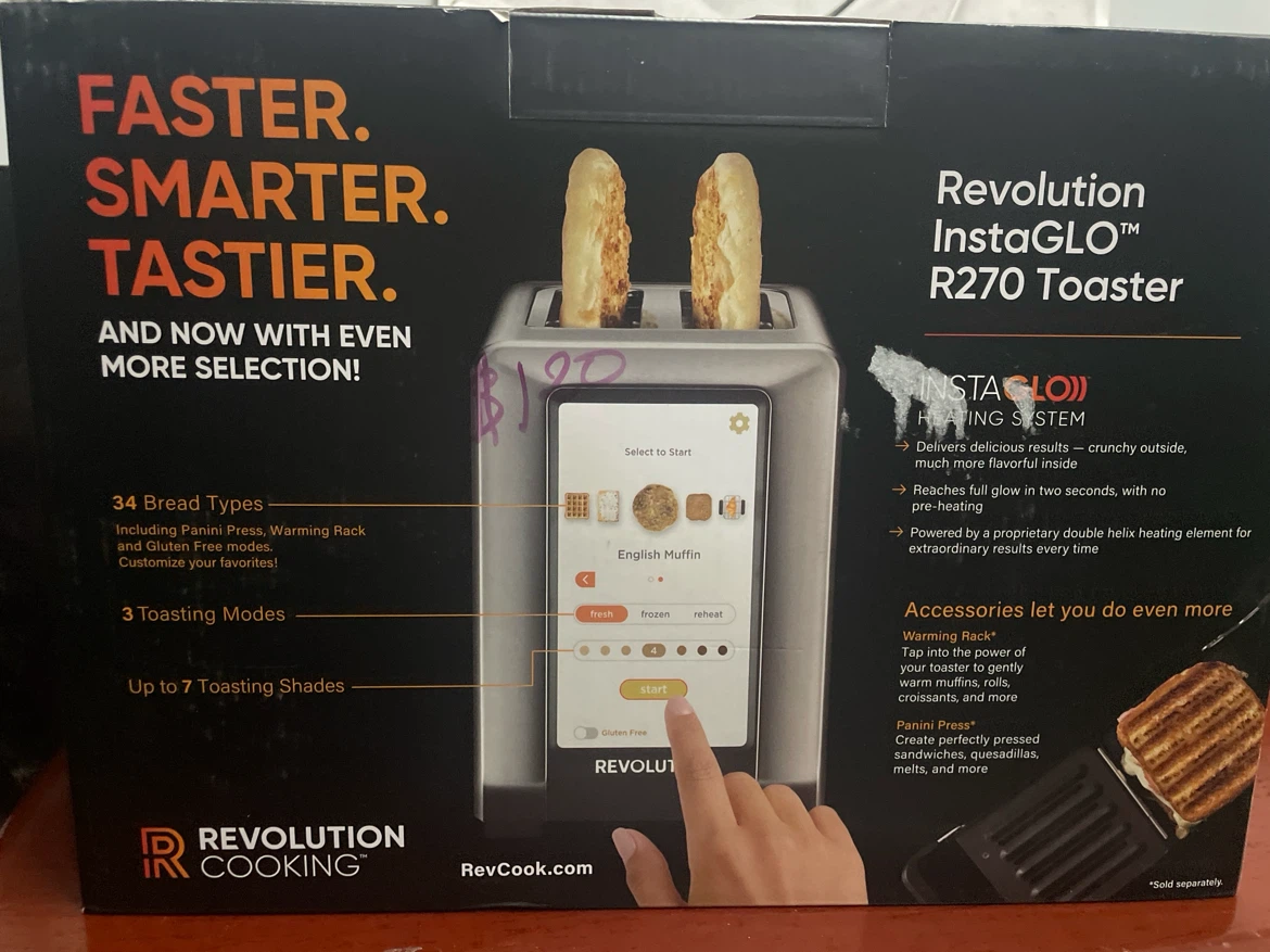 Revolution InstaGLO R270 Toaster - Brushed Platinum - photo 2