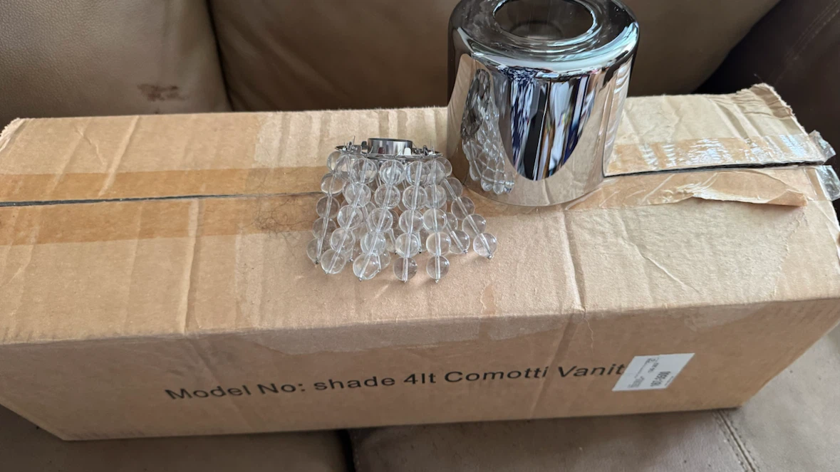 Comotti Vanities Vanity Light Fixture Shade
