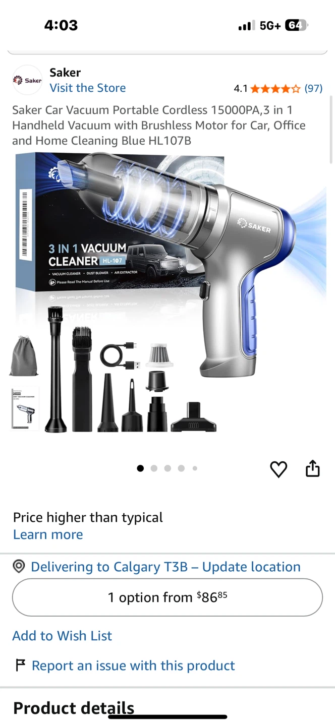 HL-107 Handheld Cordless Vacuum Cleaner - photo 3