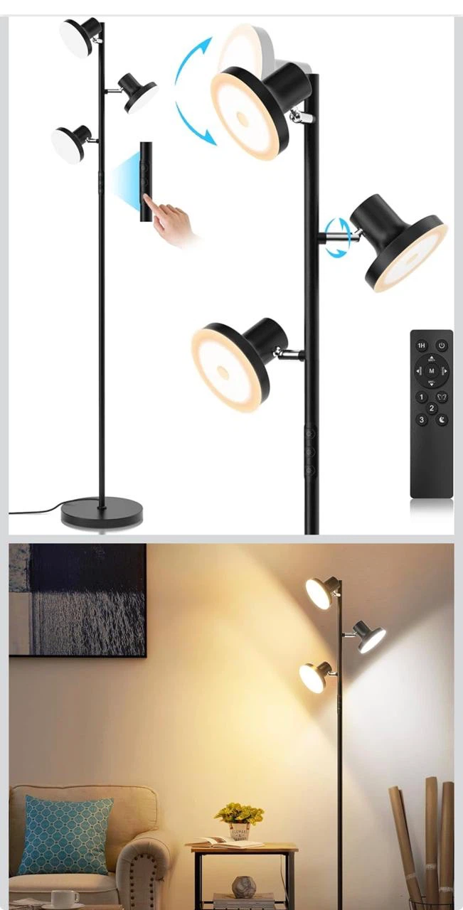 LED Floor Lamp with Remote Control