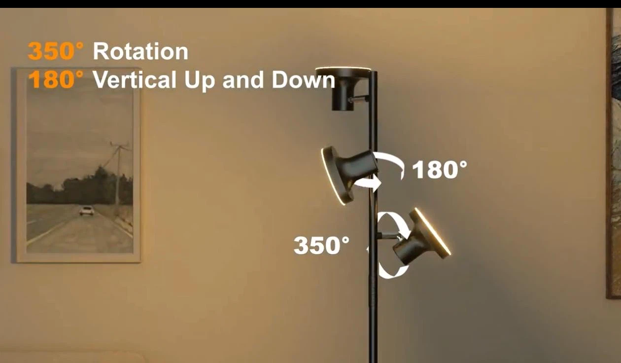LED Floor Lamp with Remote Control - photo 3