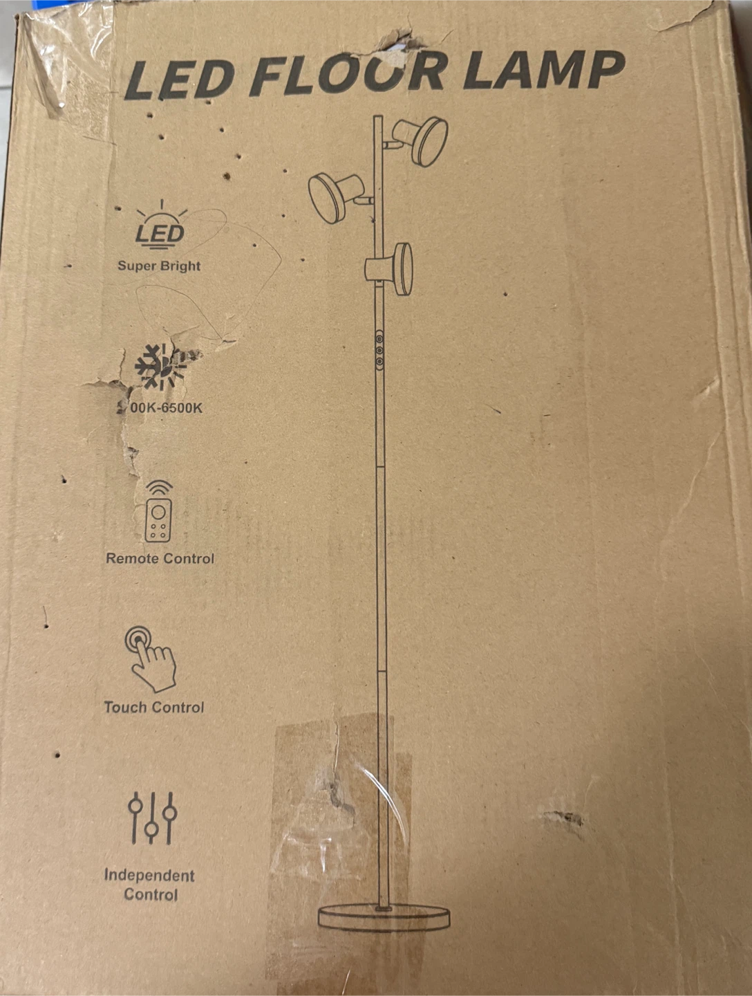 LED Floor Lamp with Remote Control - photo 5
