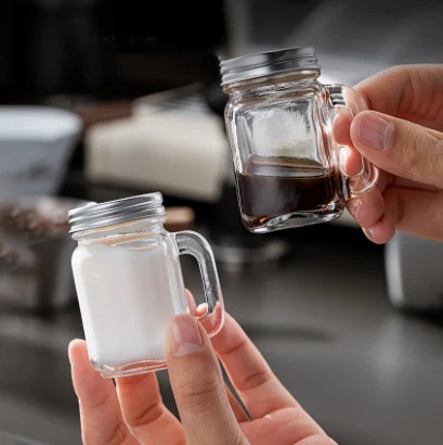 Mini Mason Jar Mugs with Lids - Set of 16 - photo 2