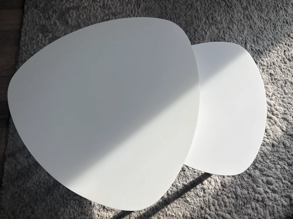White Nesting Tables - photo 3