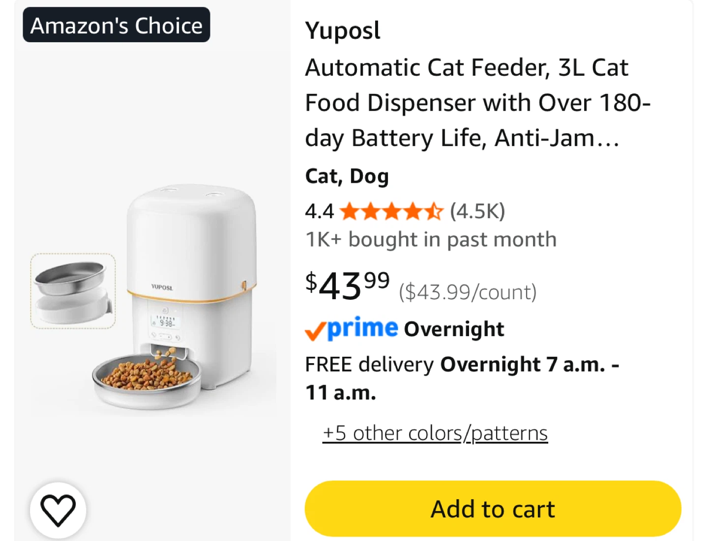 Automatic pet feeder - photo 3