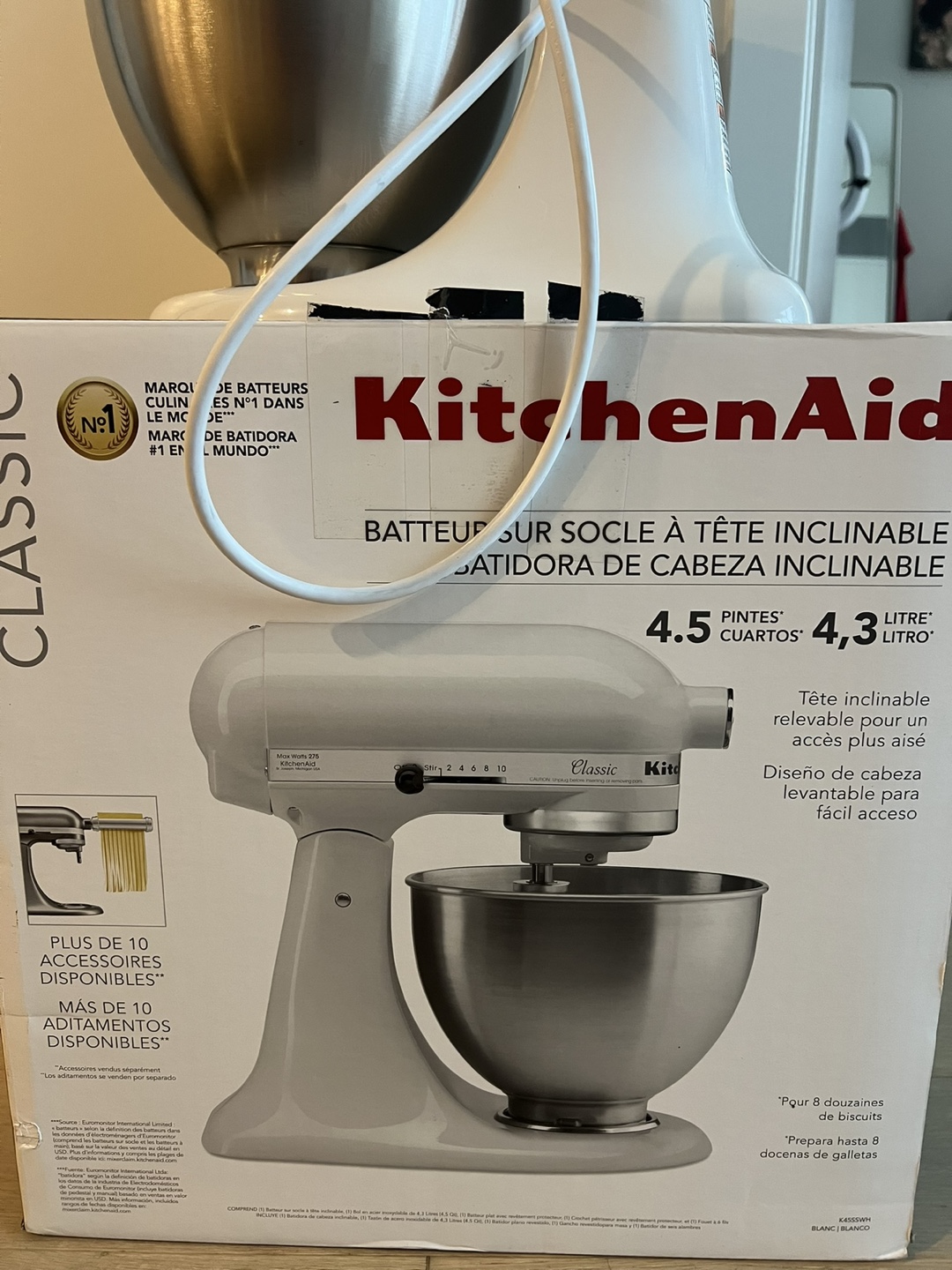 KitchenAid Classic Stand Mixer - White