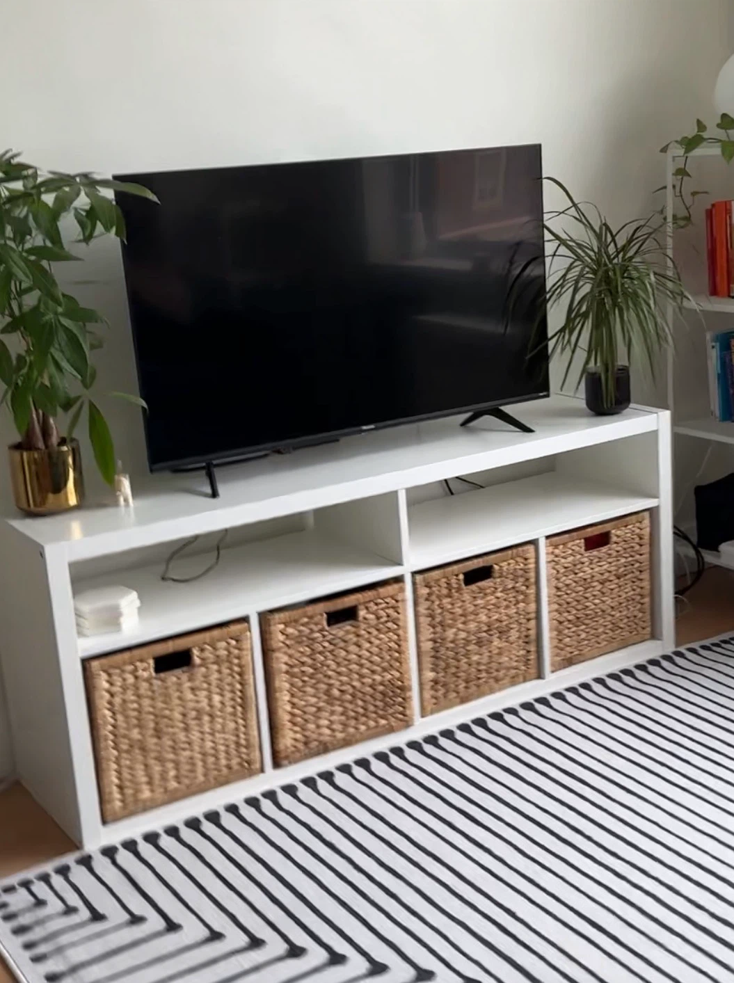 IKEA Kallax -Cube Storage TV Bench Unit White