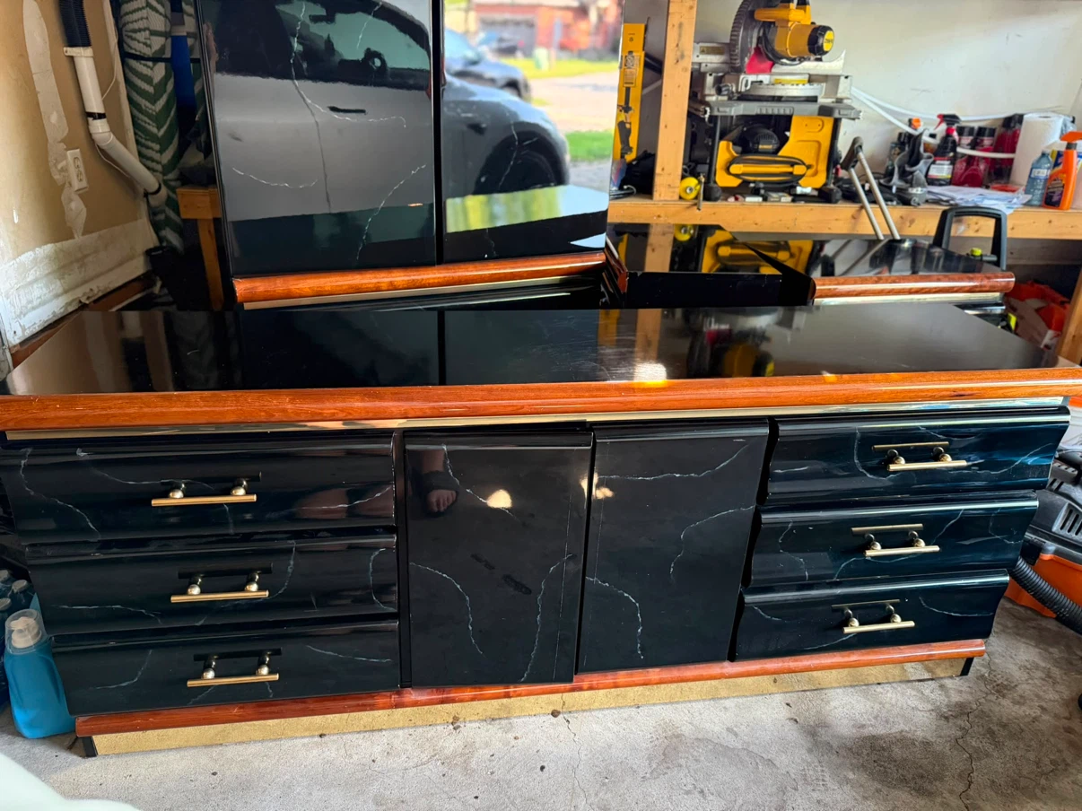 Black Marble Room Set - photo 2