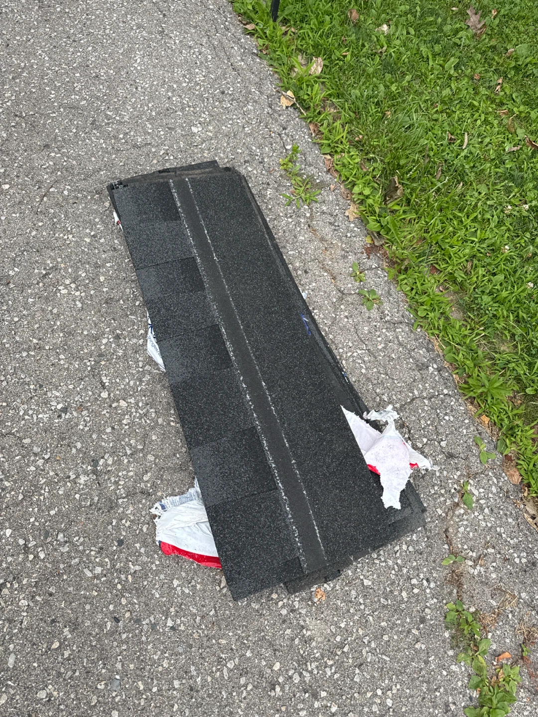 Bundle of Black Asphalt Shingles