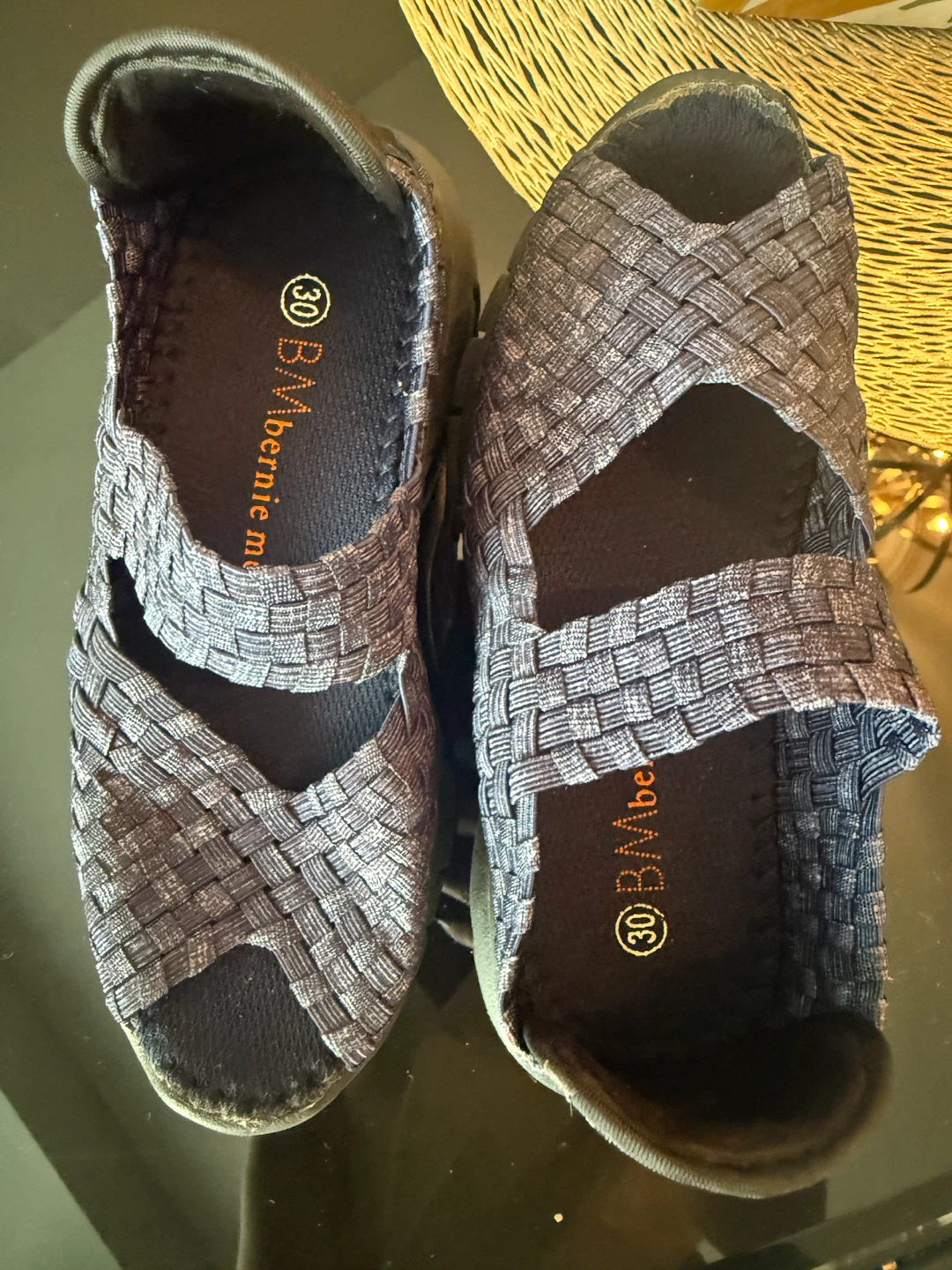 BM New York Pink Woven Slip-On Shoes Toddler Size 31 - photo 4