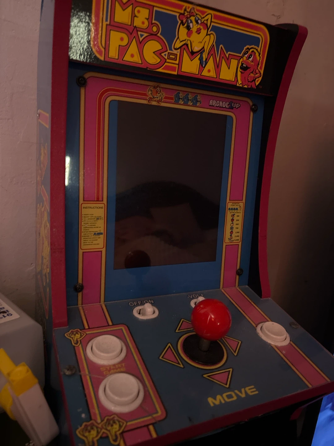 Ms. Pac-Man Arcade Up Mini Game Cabinet - photo 2