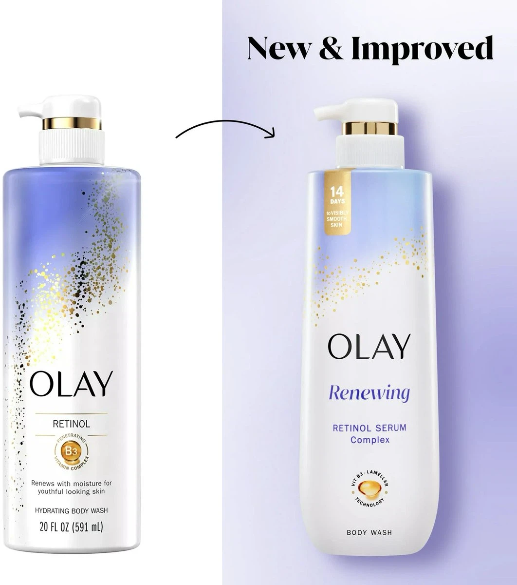 Olay Renewing Retinol Body Wash 20 FL OZ - photo 2