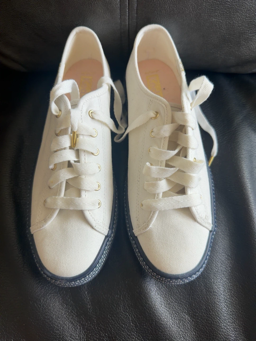 Keds Cream Canvas Platform Sneakers - photo 2