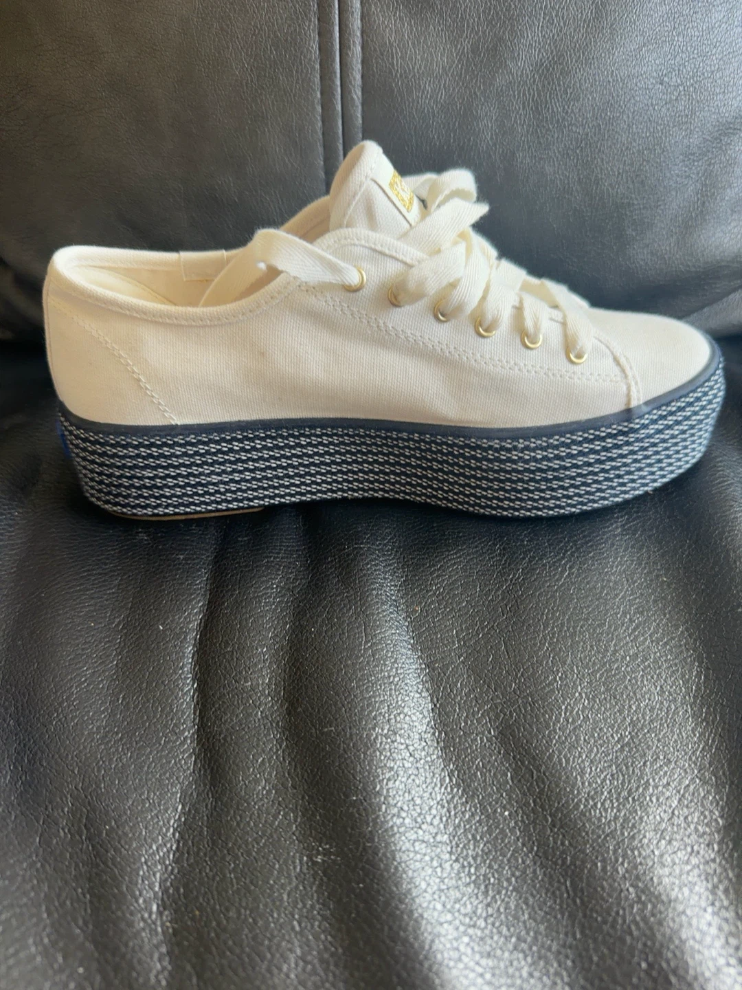 Keds Cream Canvas Platform Sneakers - photo 4