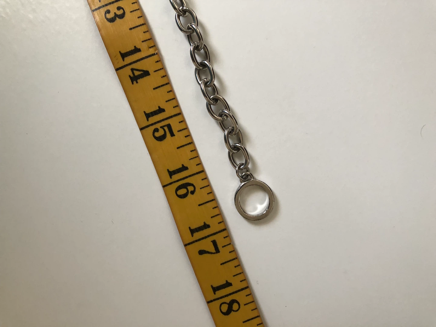 Silver Chain Necklace with Toggle Clasp - photo 2