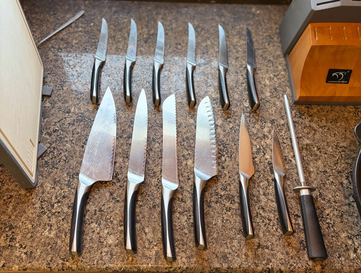 Nanpang Brothers 12-Piece Knife Set with Block - photo 2