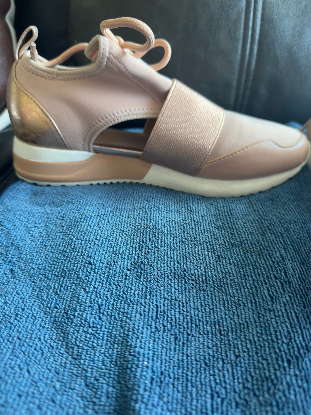 Women's Rose Gold & Pink Slip-On Sneakers
