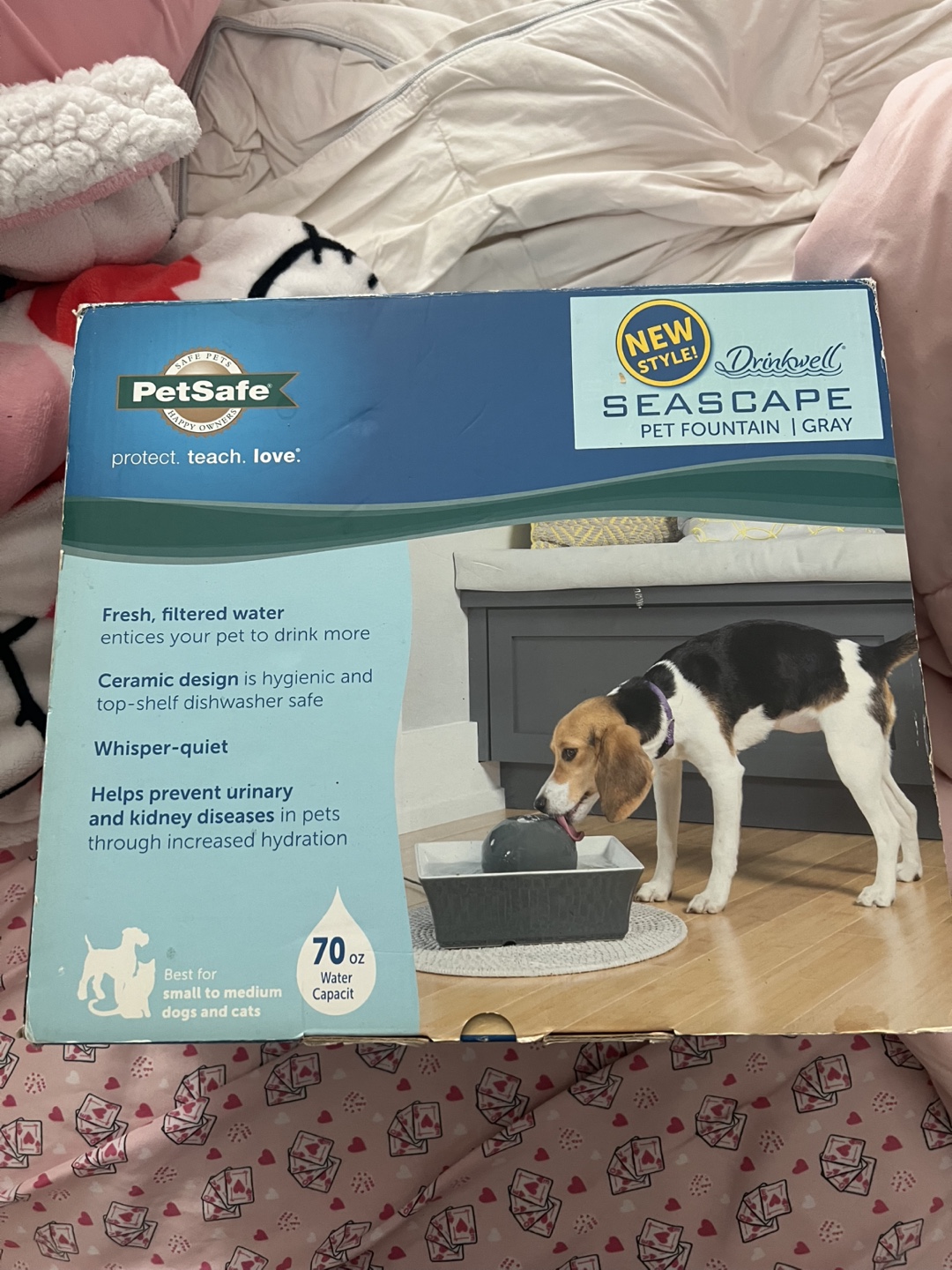 PetSafe Drinkwell Seascape Gray Pet Fountain