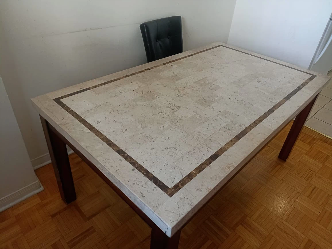 Real Marble Top Dining Table - photo 2