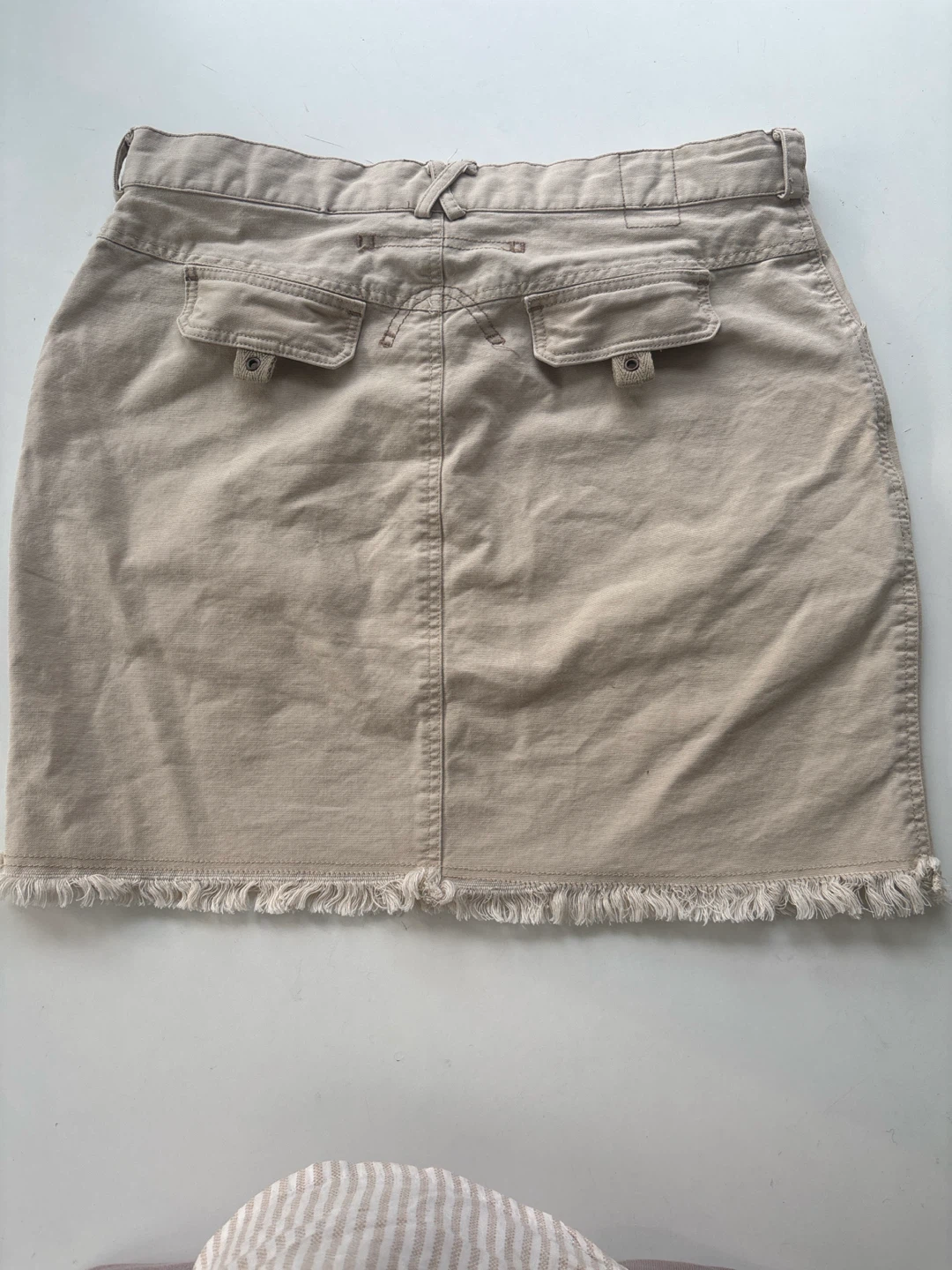 Buffalo David Bitton Beige Cargo Mini Skirt - photo 2