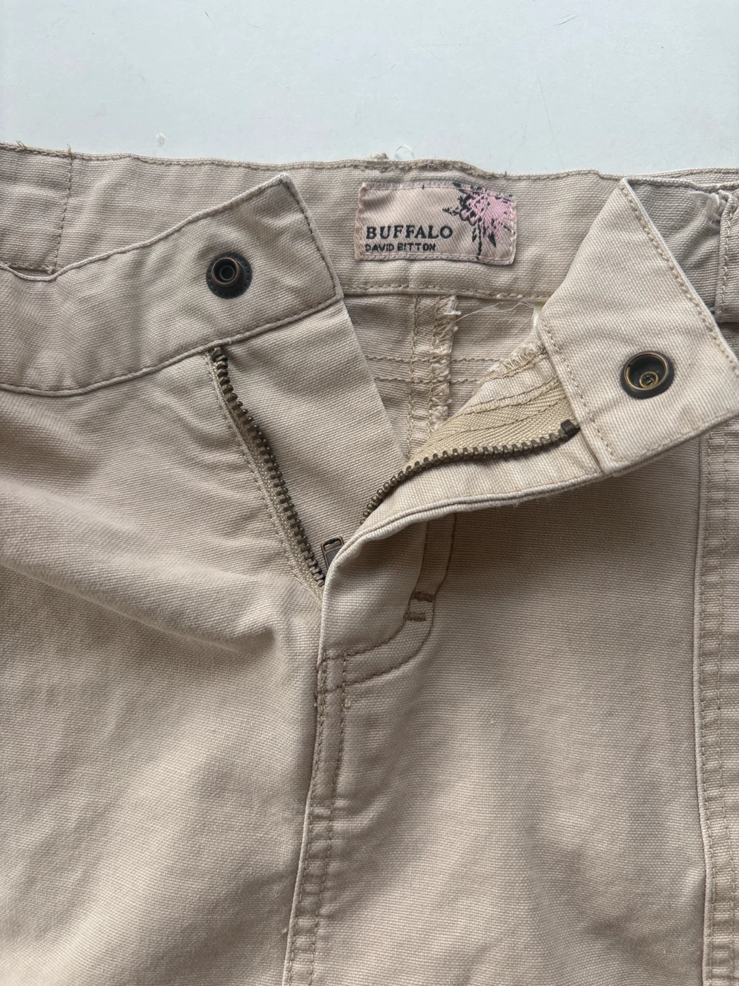 Buffalo David Bitton Beige Cargo Mini Skirt - photo 3