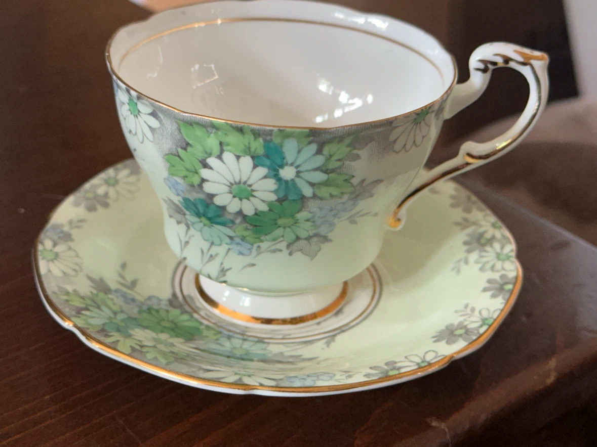 1940s Paragon Cineraria Teacup & Saucer