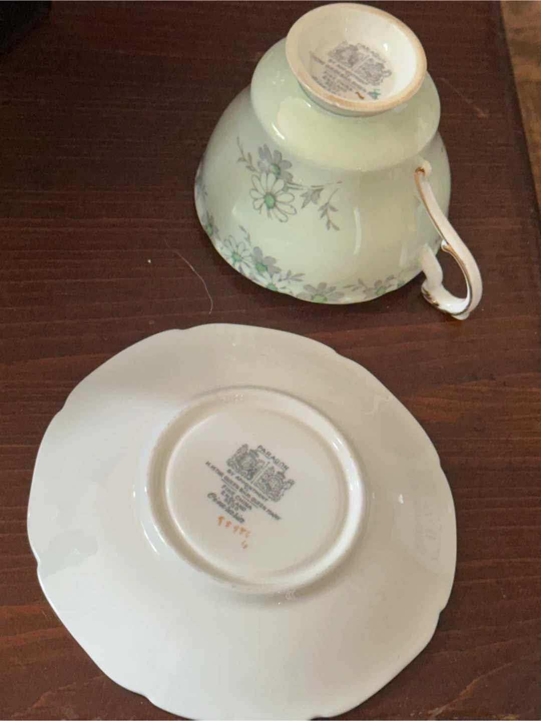 1940s Paragon Cineraria Teacup & Saucer - photo 5