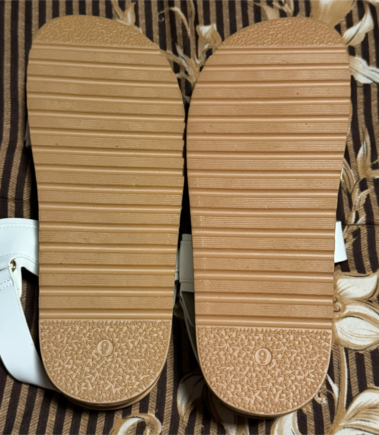 TOP MODA White Platform Sandals Size 9 - photo 2