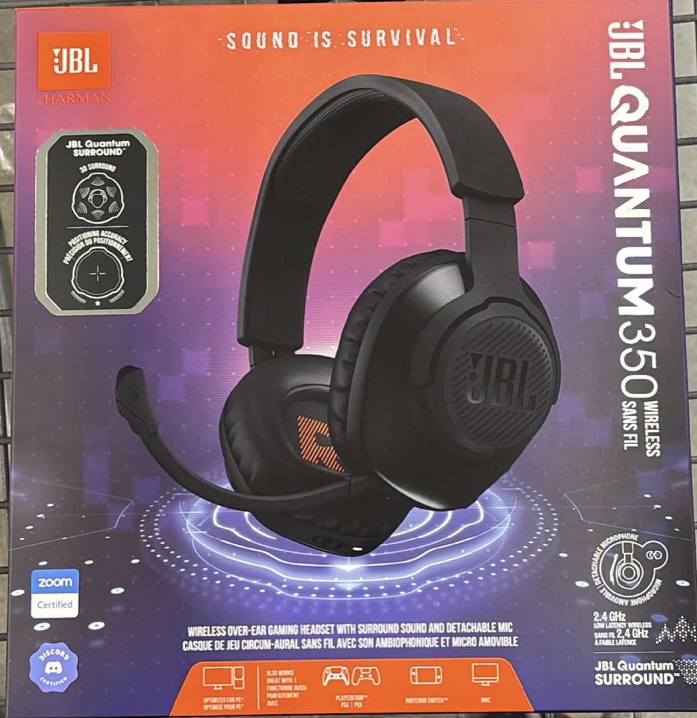JBL Quantum 350 Wireless Gaming Headset