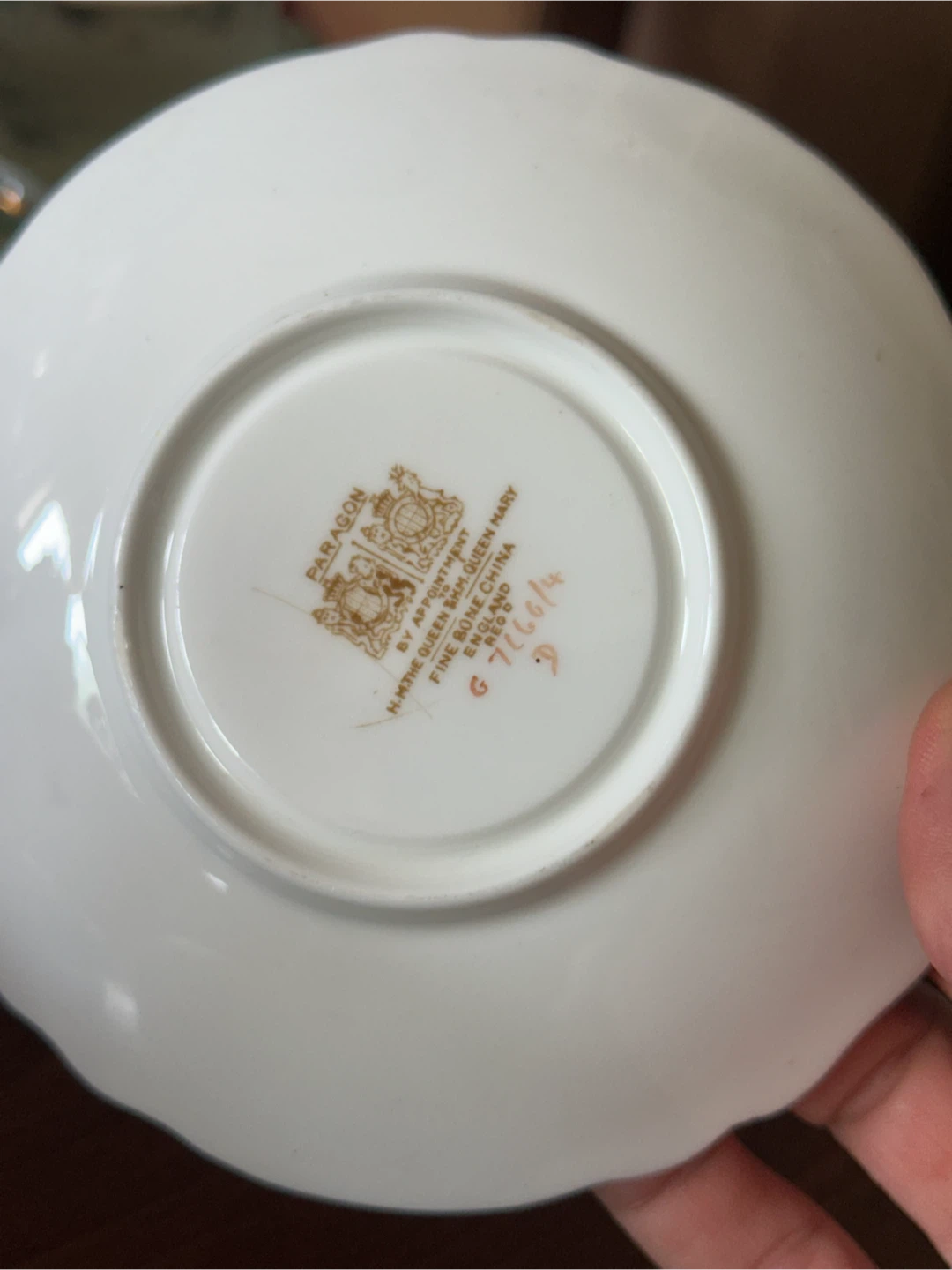 Vintage Paragon Pink Floral Bone China Teacup & Saucer - photo 4