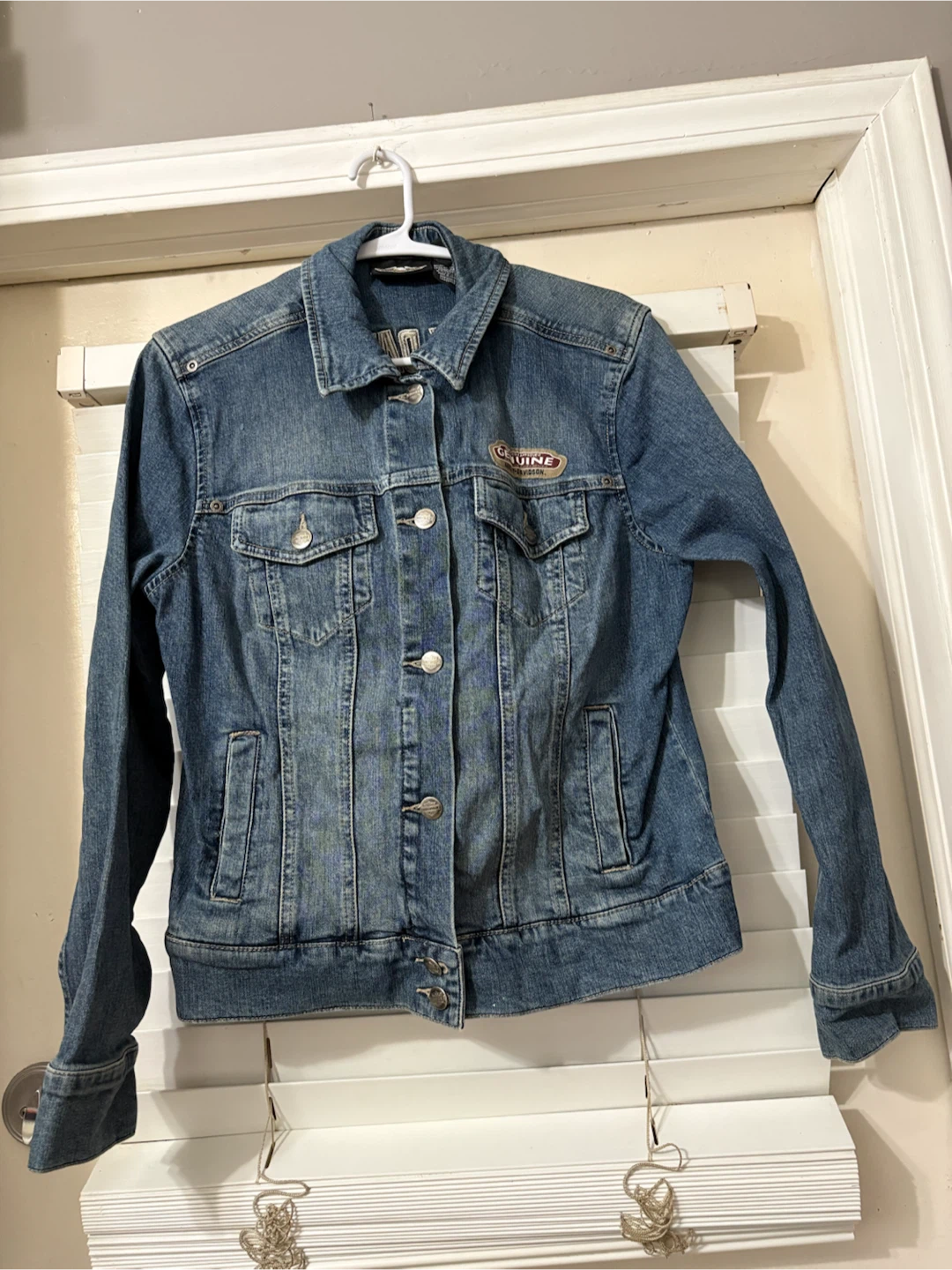 Harley-Davidson Denim Jacket Women's Size L - photo 2