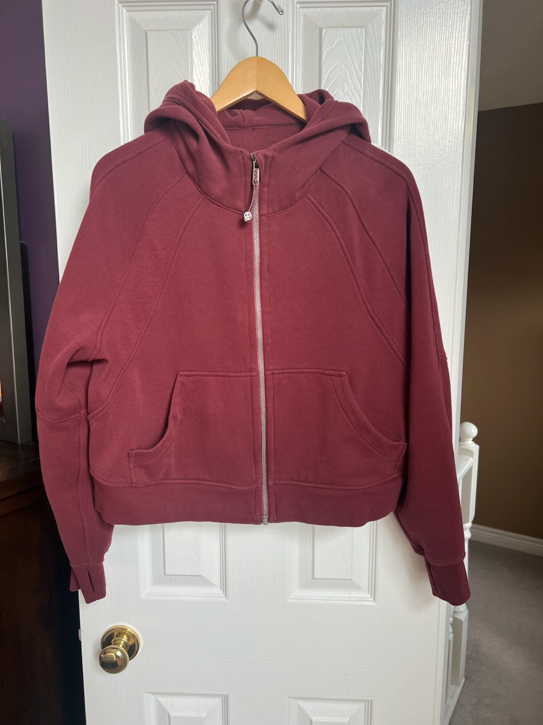 Lululemon cropped full-zip hoodie size m/L