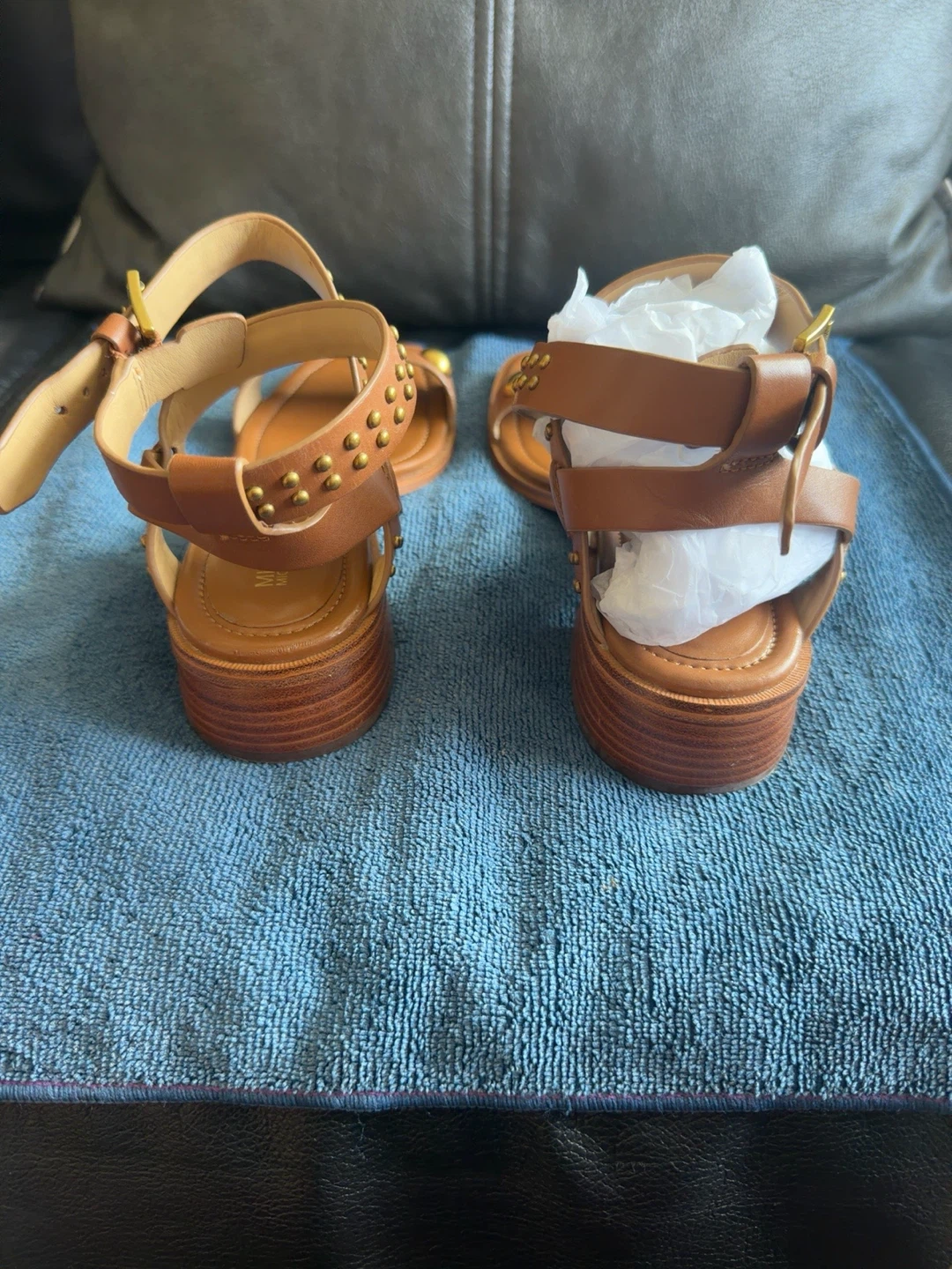 Michael Kors Studded Leather Sandals - photo 4