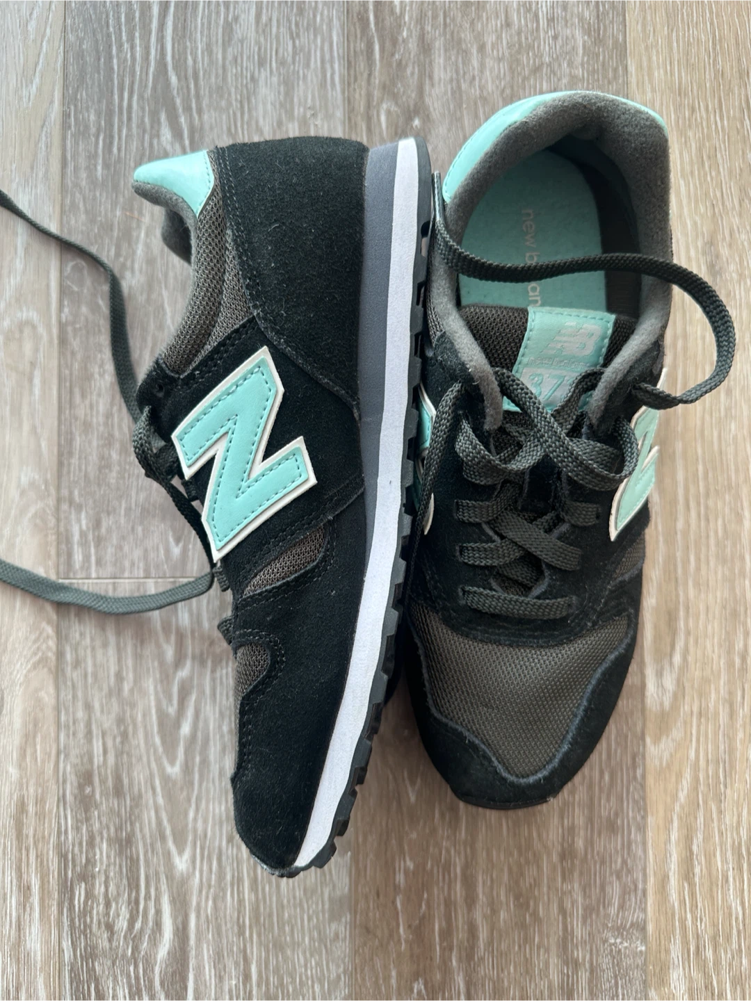 New Balance 373 Black/Aqua Running Shoes - photo 3