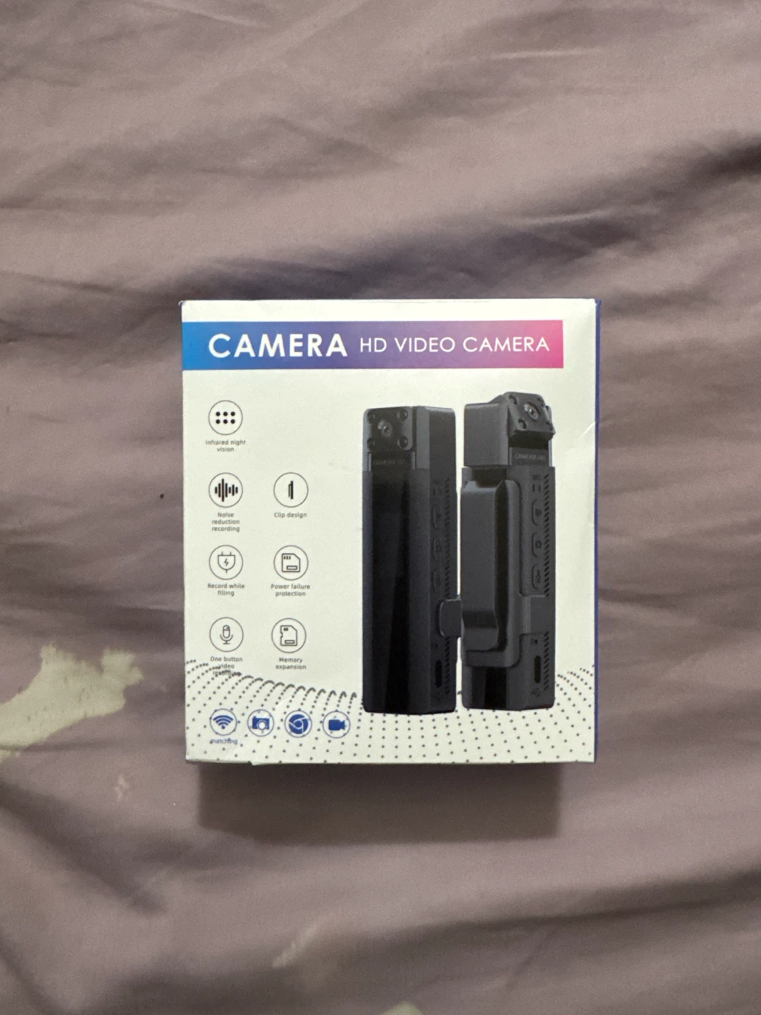 HD Video Camera with Infrared Night Vision