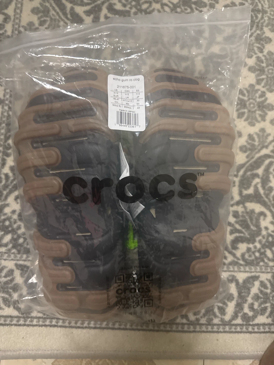 Crocs Echo Gum   Clog M12