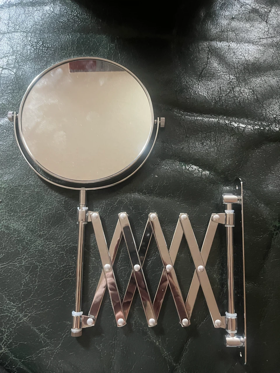Magnifying Wall Mount Accordion Mirror - photo 2