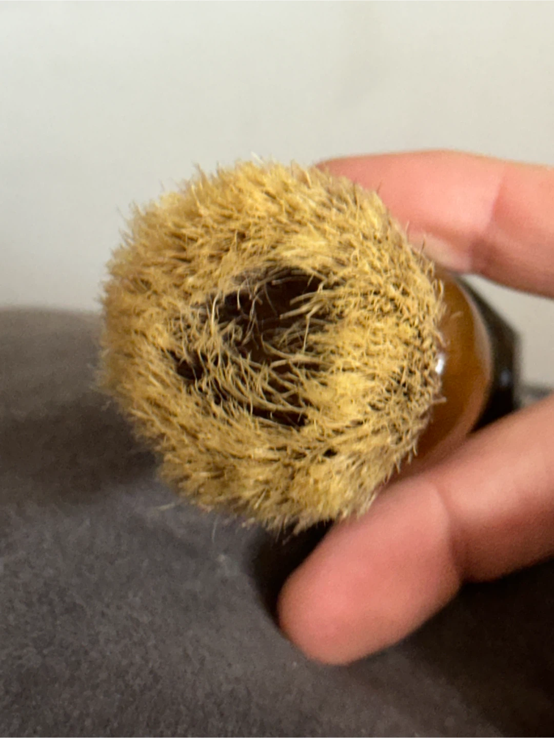 Vintage Simpson Somerset Butterscotch Shaving Brush - photo 4
