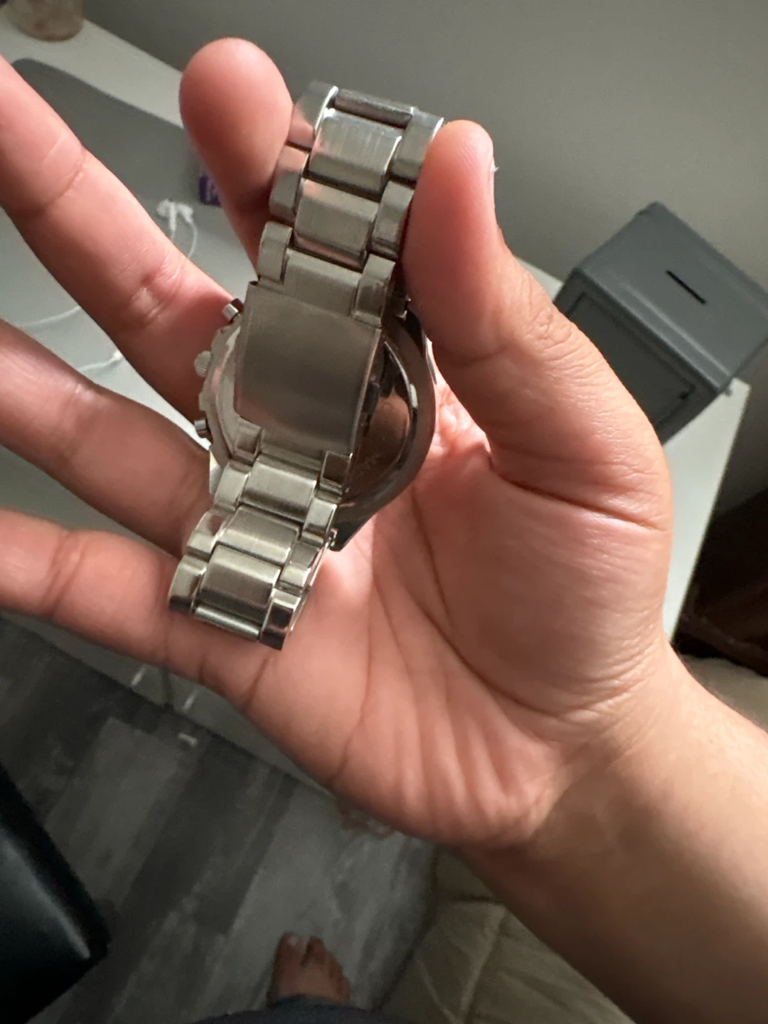Men's Stainless Steel Chronograph Watch - photo 2