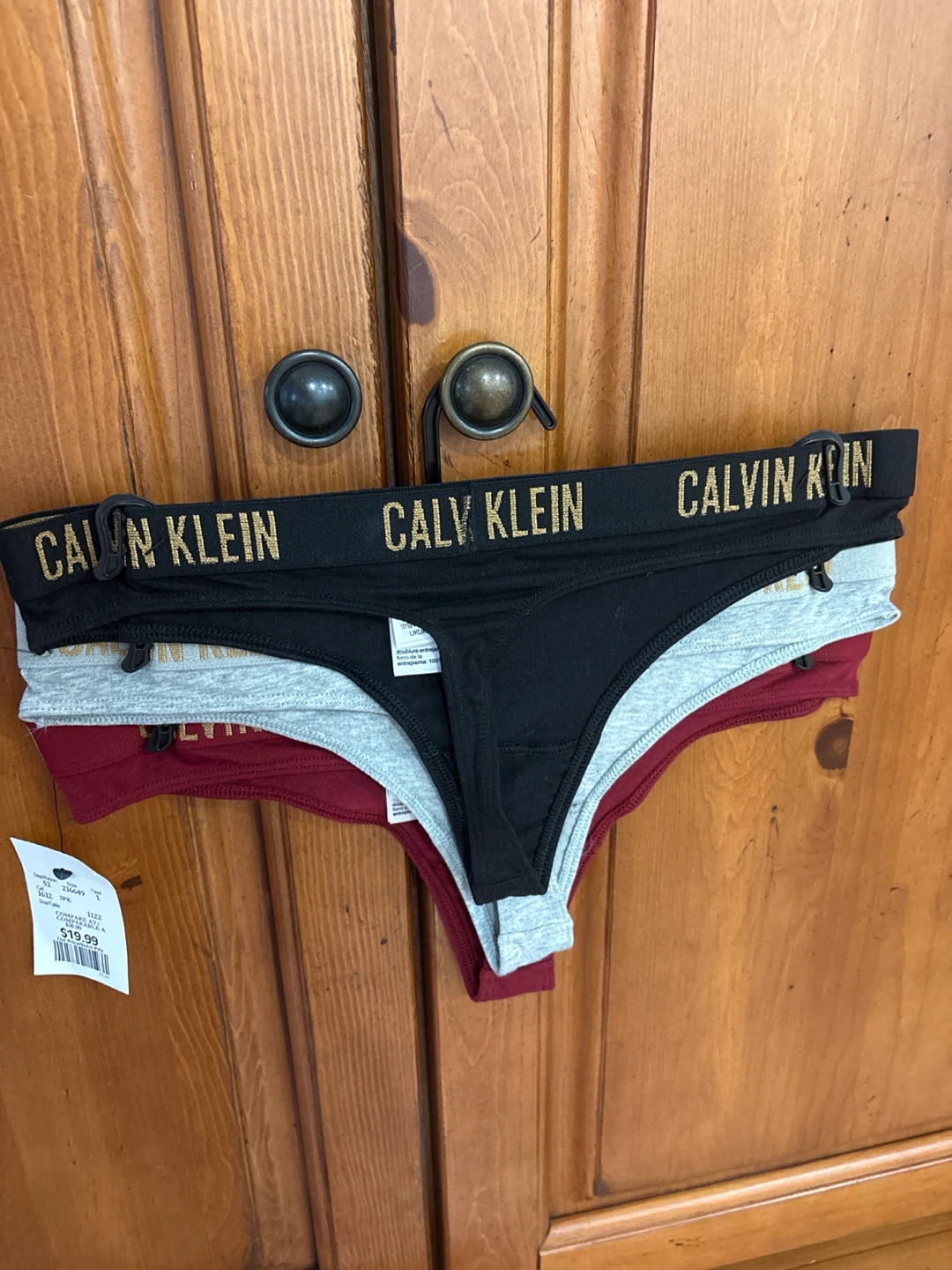 Calvin Klein Women's Thong Underwear 3-Pack