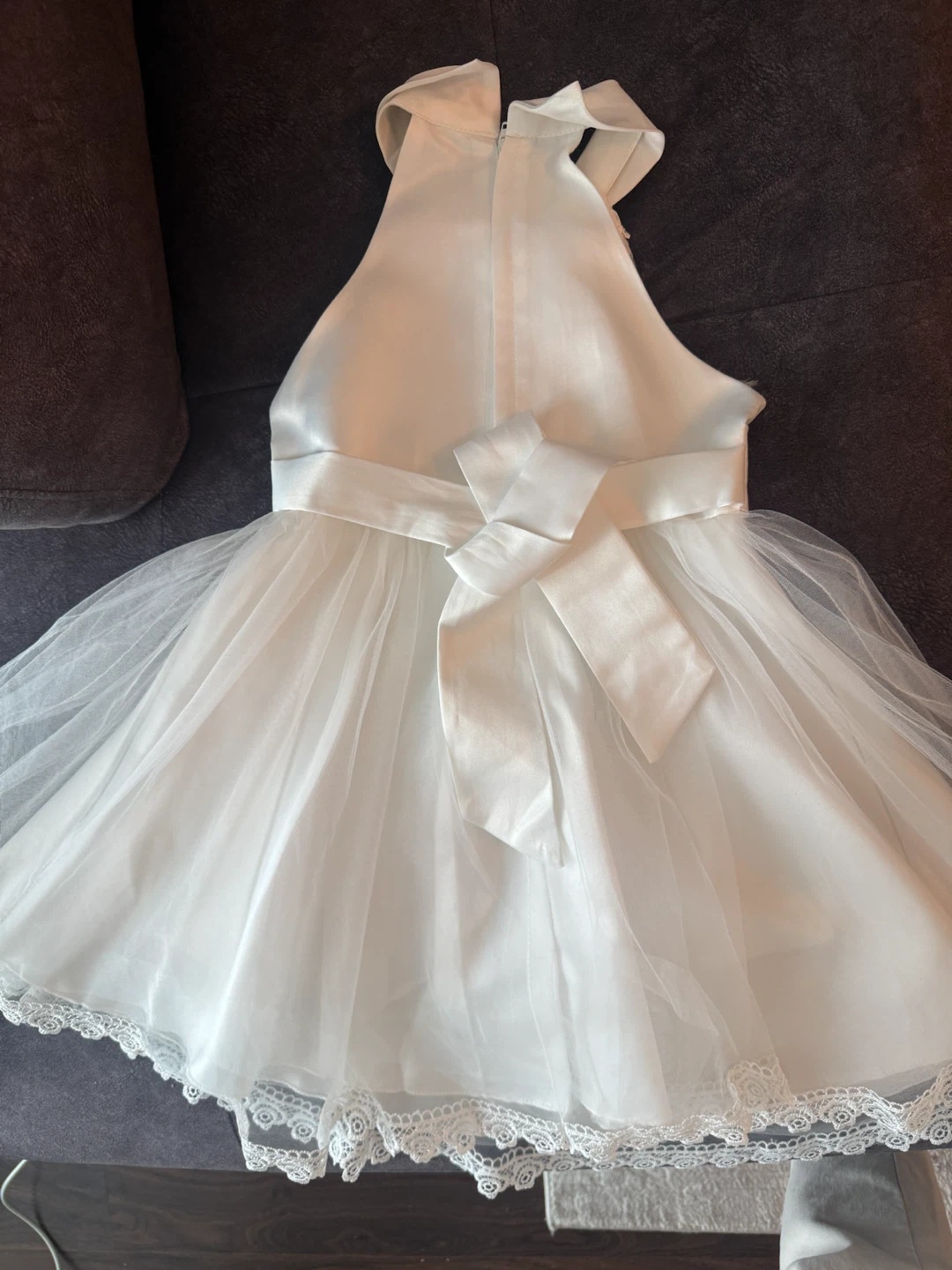 White Flower Girl Dress - photo 2