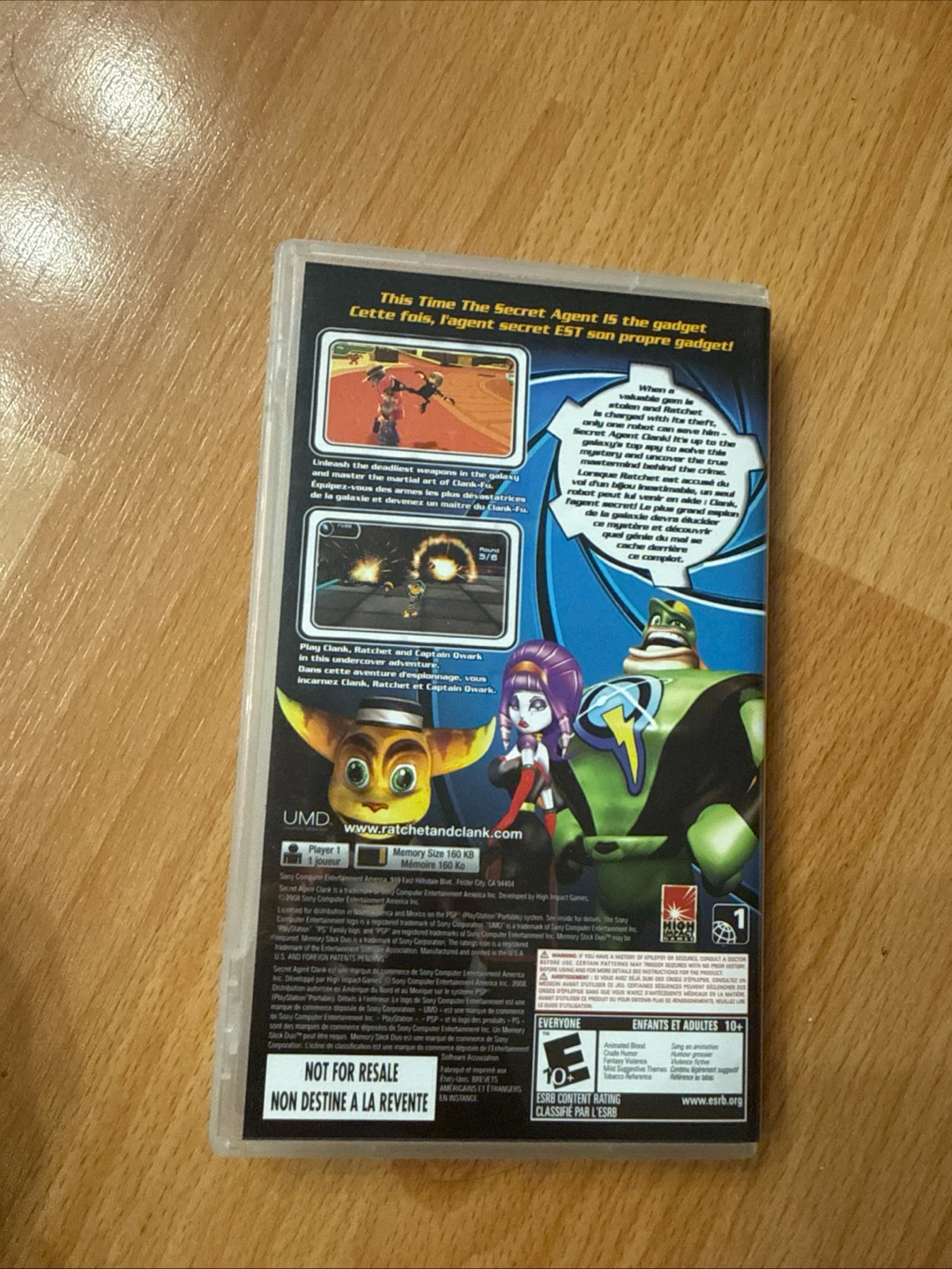 Secret Agent Clank PSP Game - photo 3