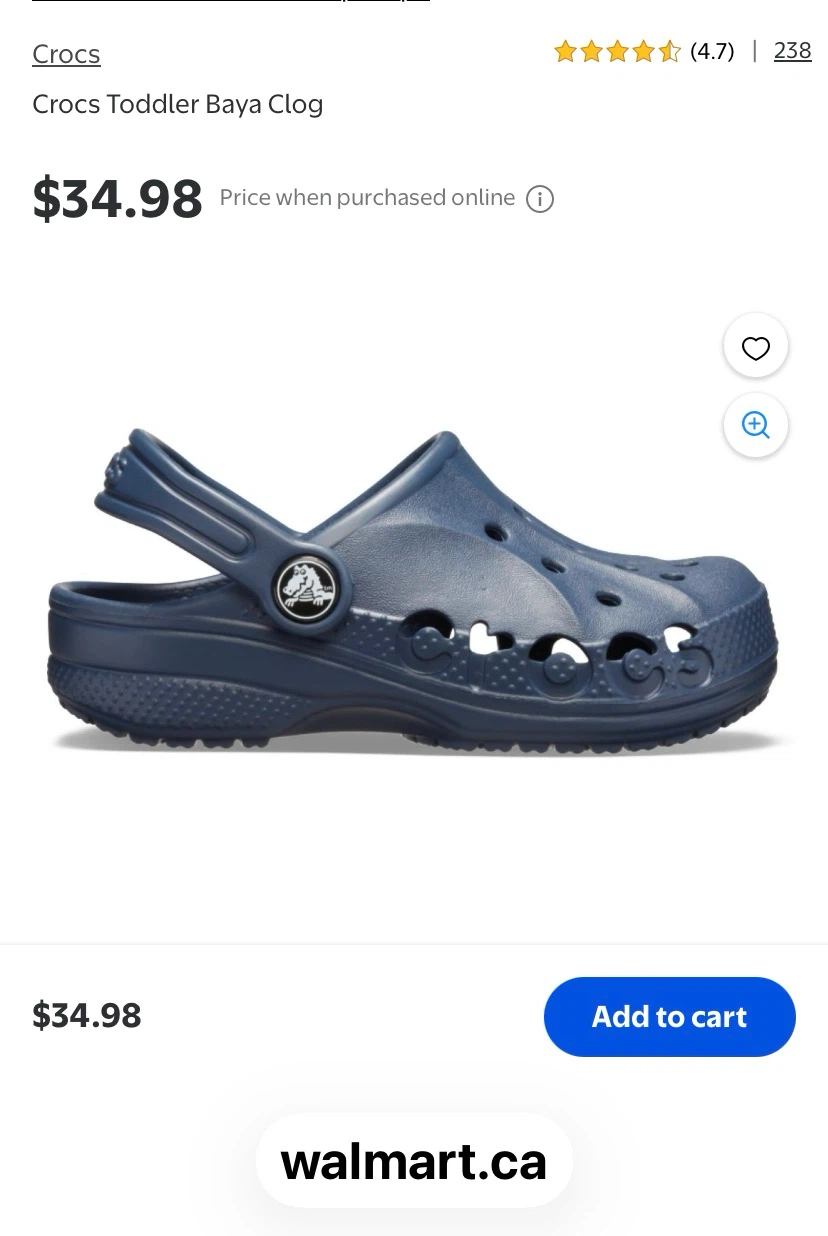 NEW Crocs Toddler Baya Clogs size 8 - photo 5