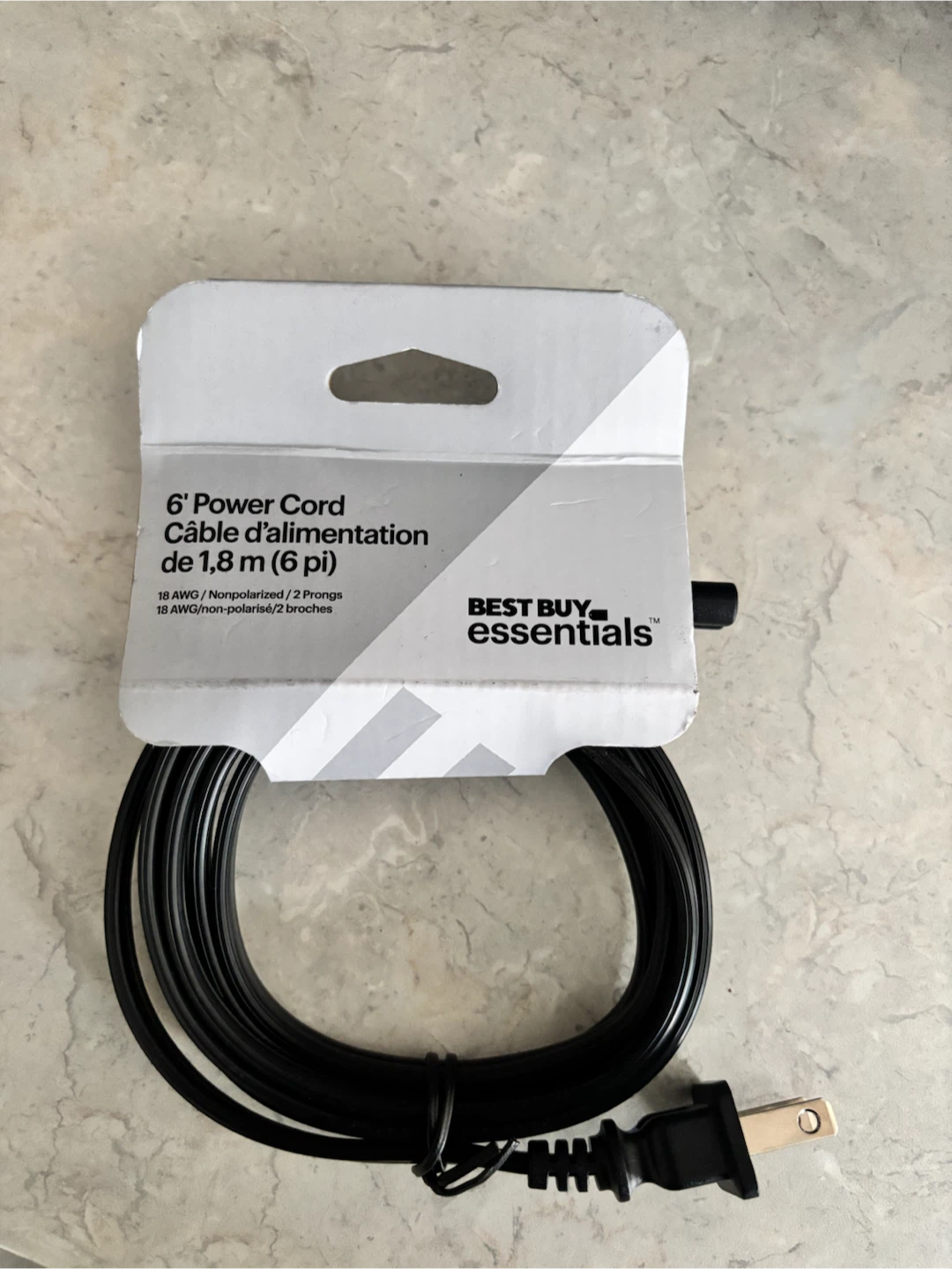 Best Buy Essentials 6' Power Cord