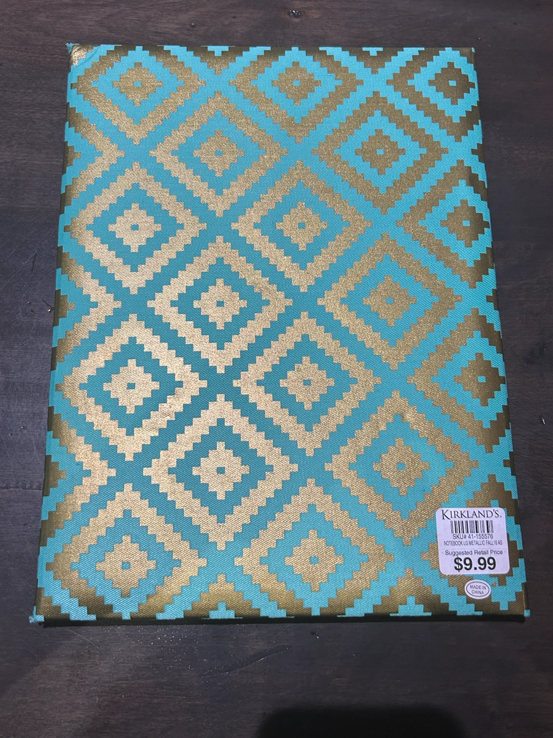 Turquoise and Gold Notebook - photo 3