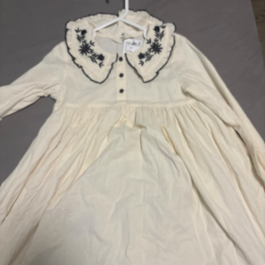 H&M cream dress